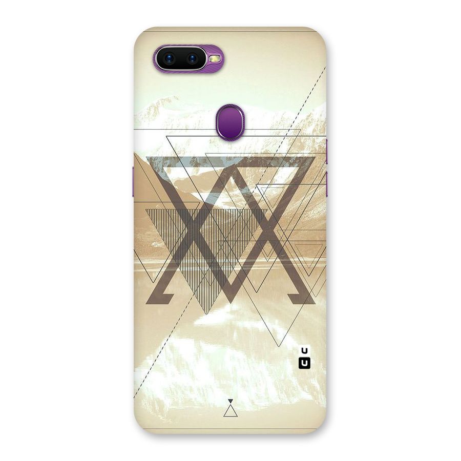 Beige View Back Case for Oppo F9