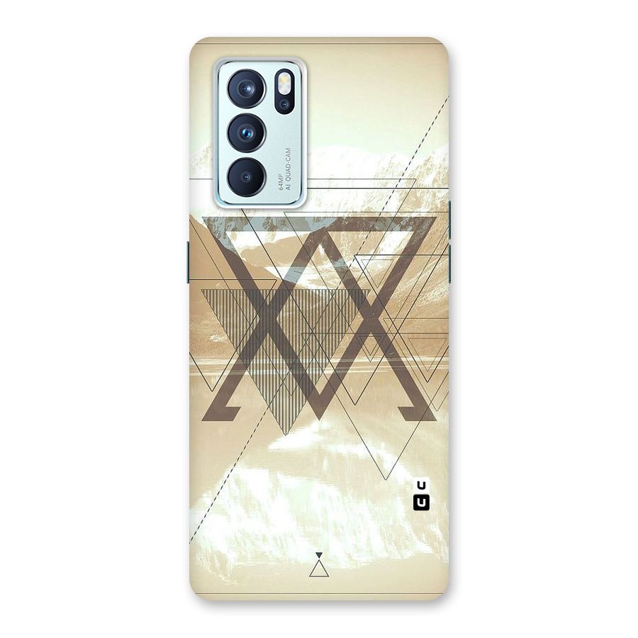 Beige View Back Case for Oppo Reno6 Pro 5G