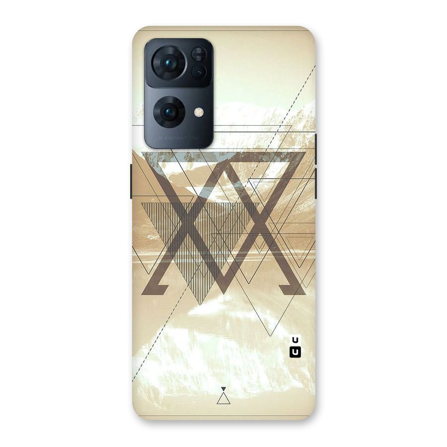 Beige View Back Case for Oppo Reno7 Pro 5G