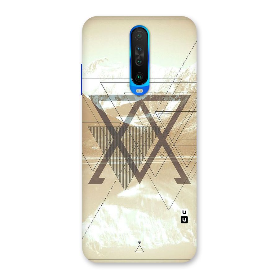 Beige View Back Case for Poco X2