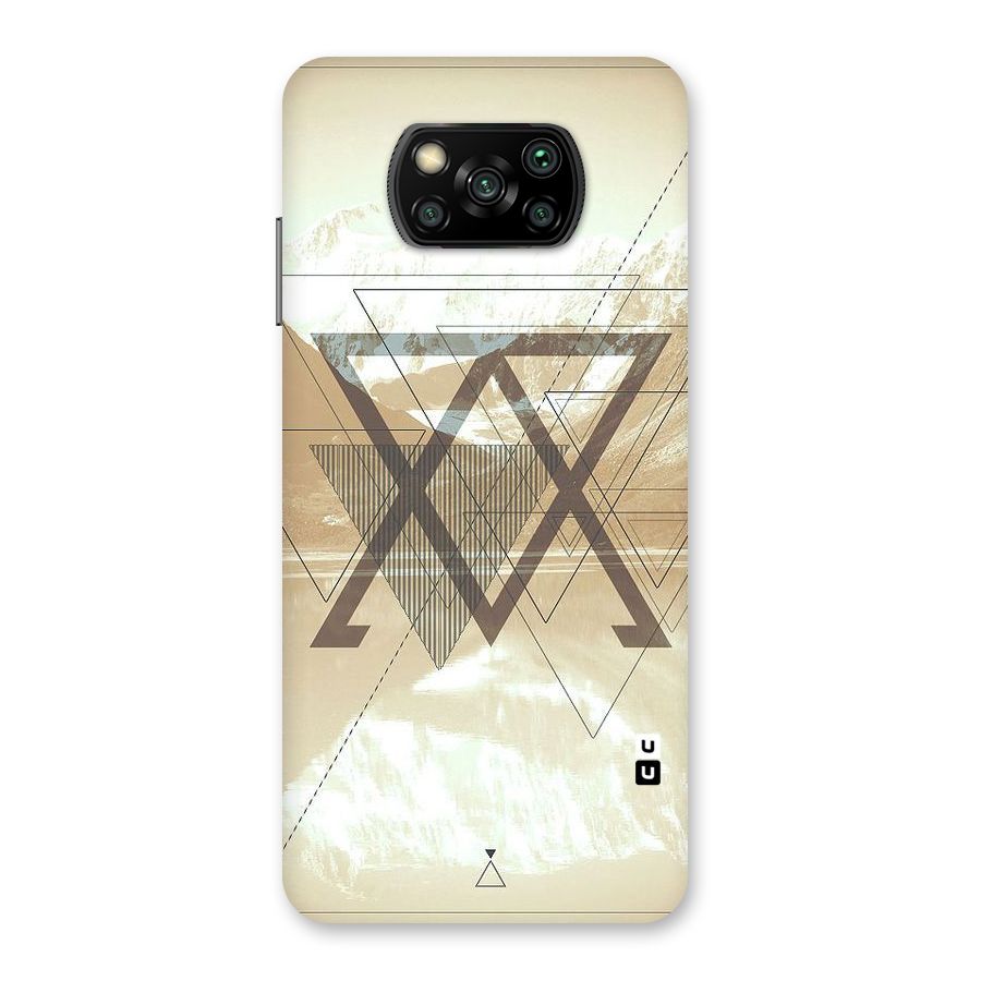 Beige View Back Case for Poco X3