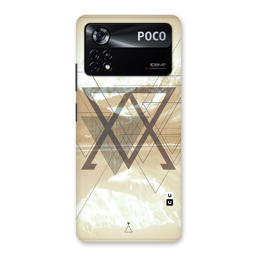 Beige View Back Case for Poco X4 Pro 5G