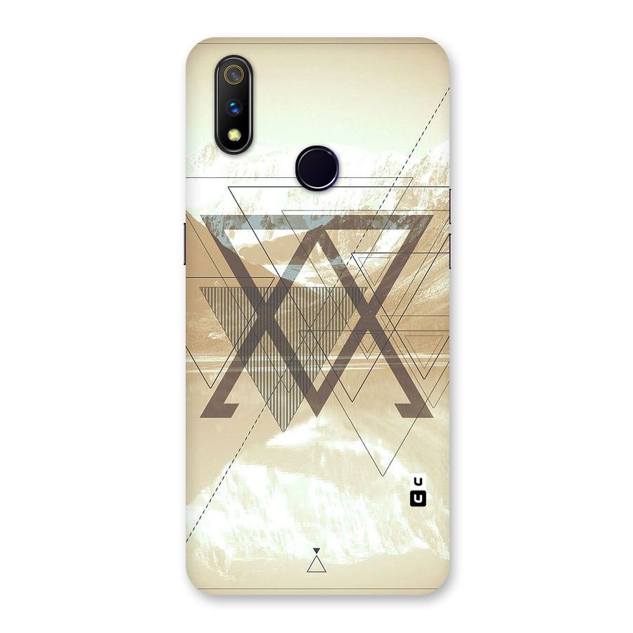 Beige View Back Case for Realme 3 Pro