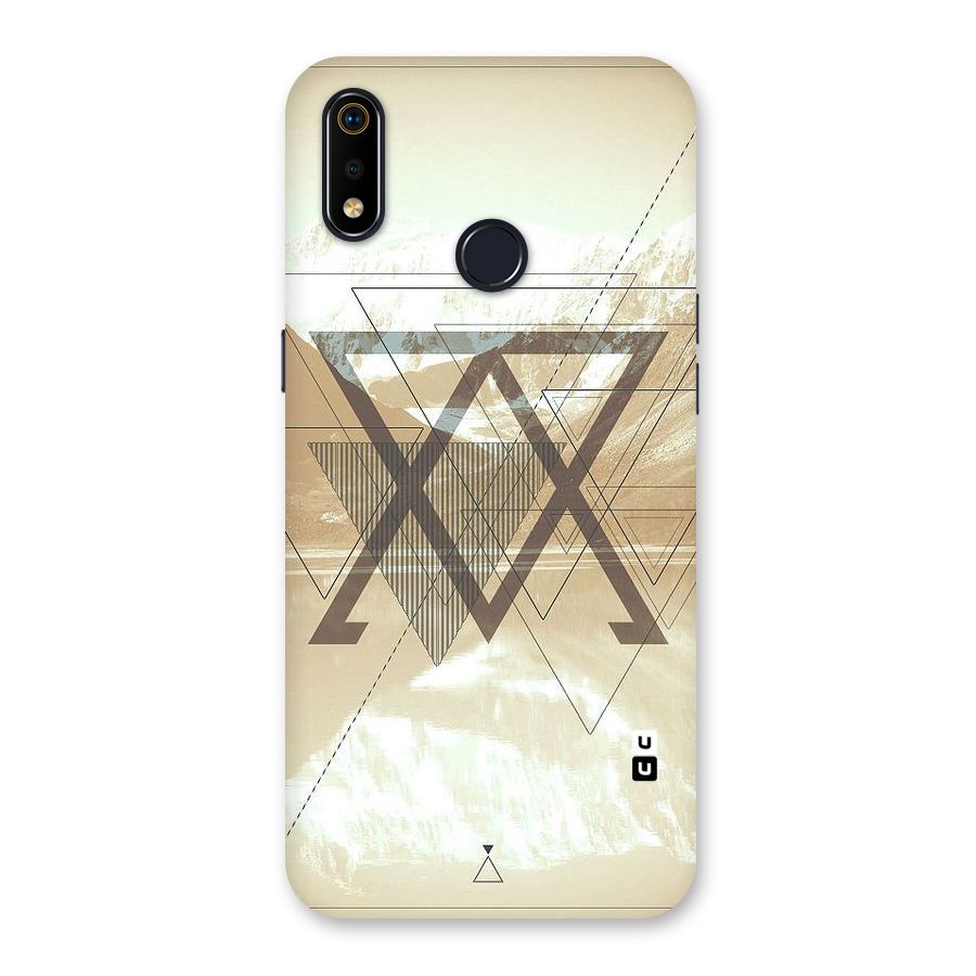 Beige View Back Case for Realme 3i