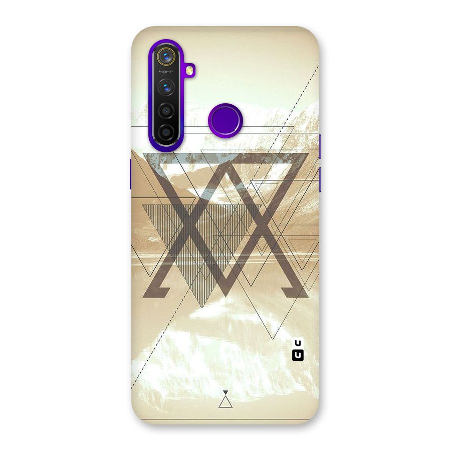Beige View Back Case for Realme 5 Pro