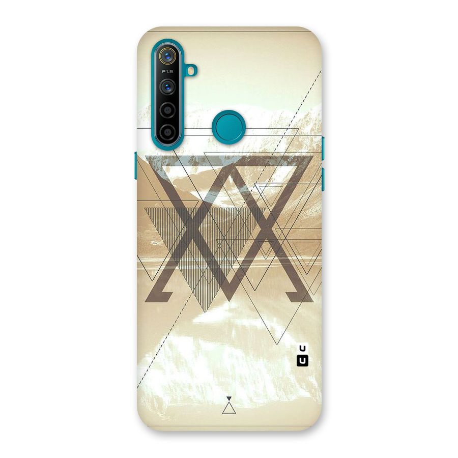 Beige View Back Case for Realme 5i