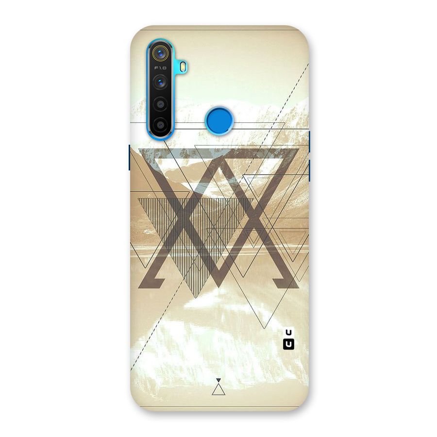 Beige View Back Case for Realme 5s