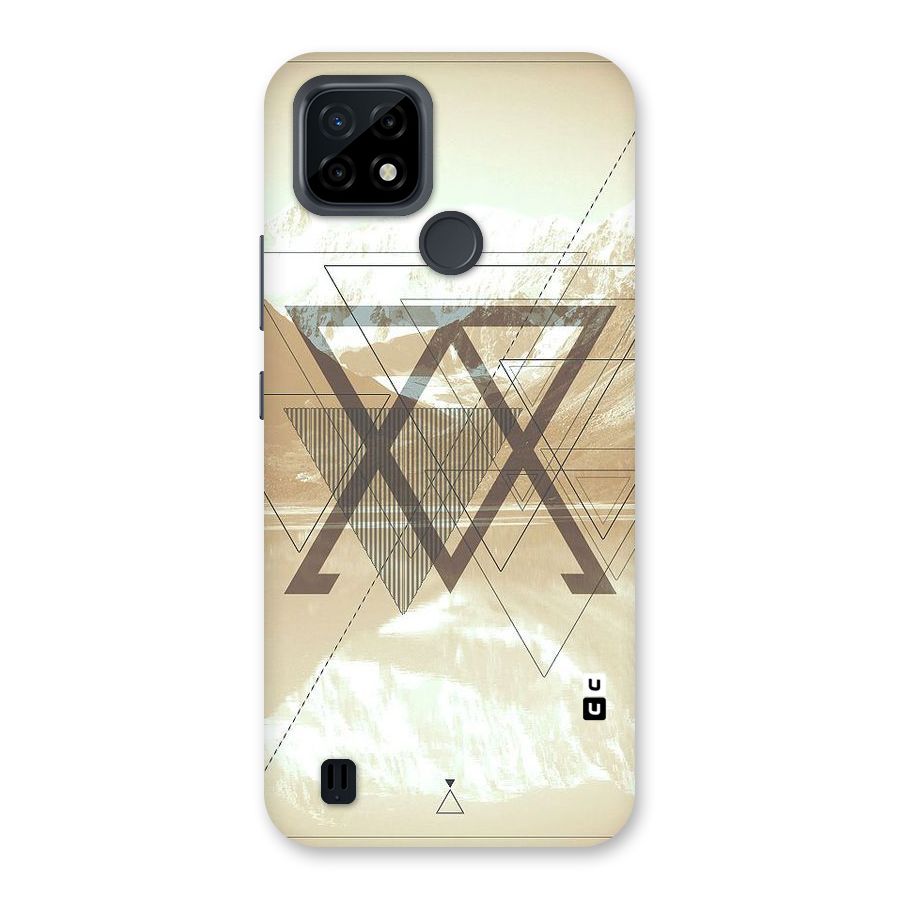 Beige View Back Case for Realme C21