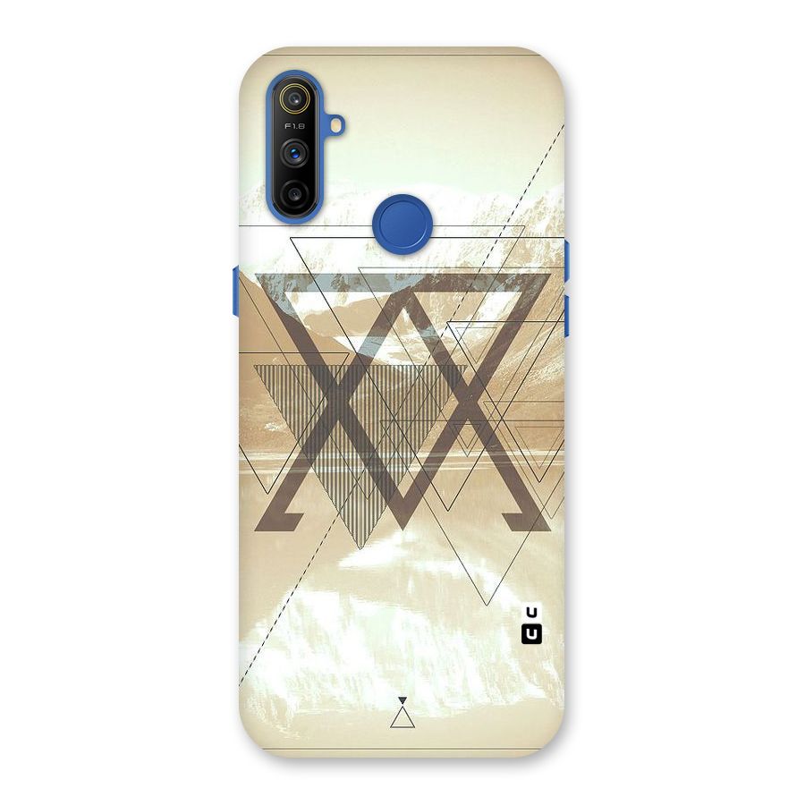 Beige View Back Case for Realme Narzo 10A