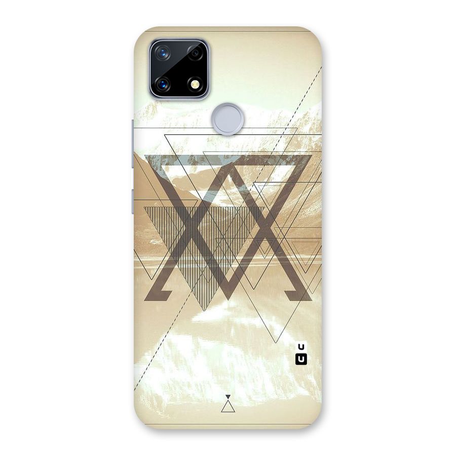 Beige View Back Case for Realme Narzo 20