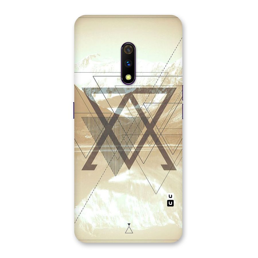 Beige View Back Case for Realme X