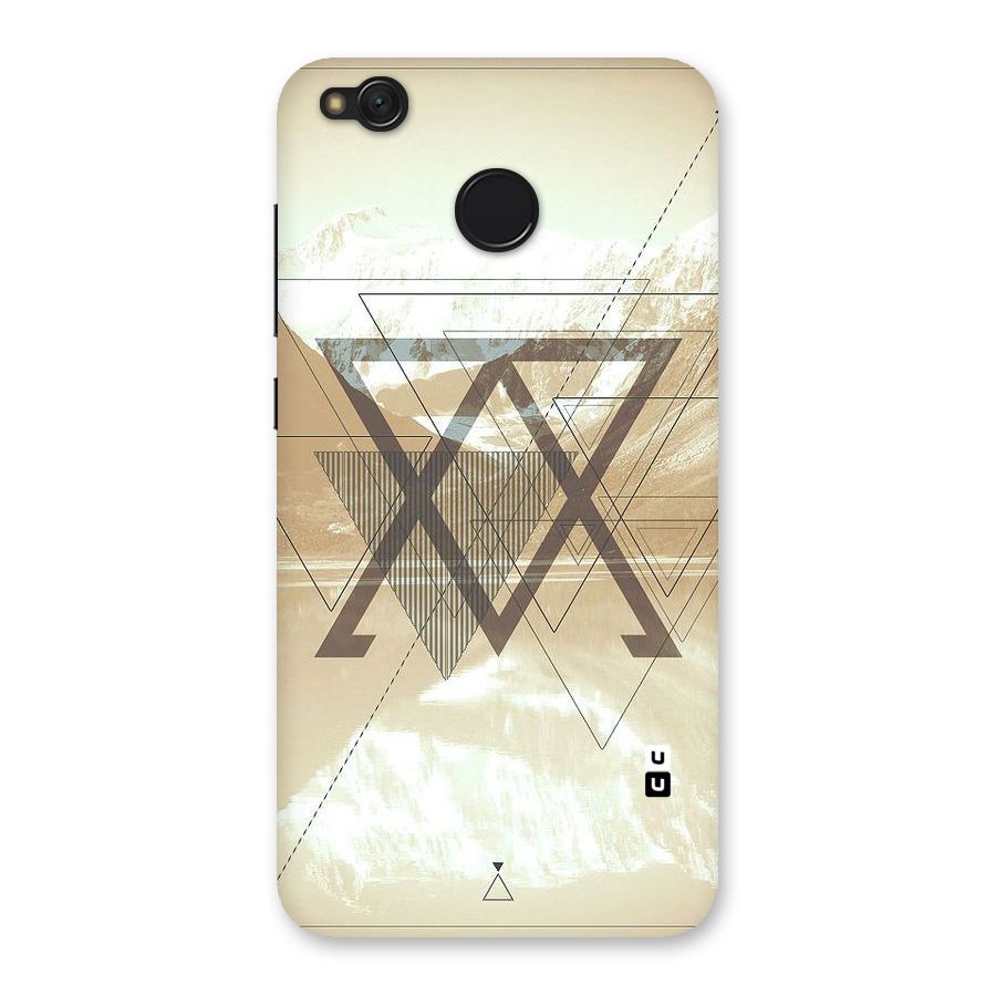 Beige View Back Case for Redmi 4