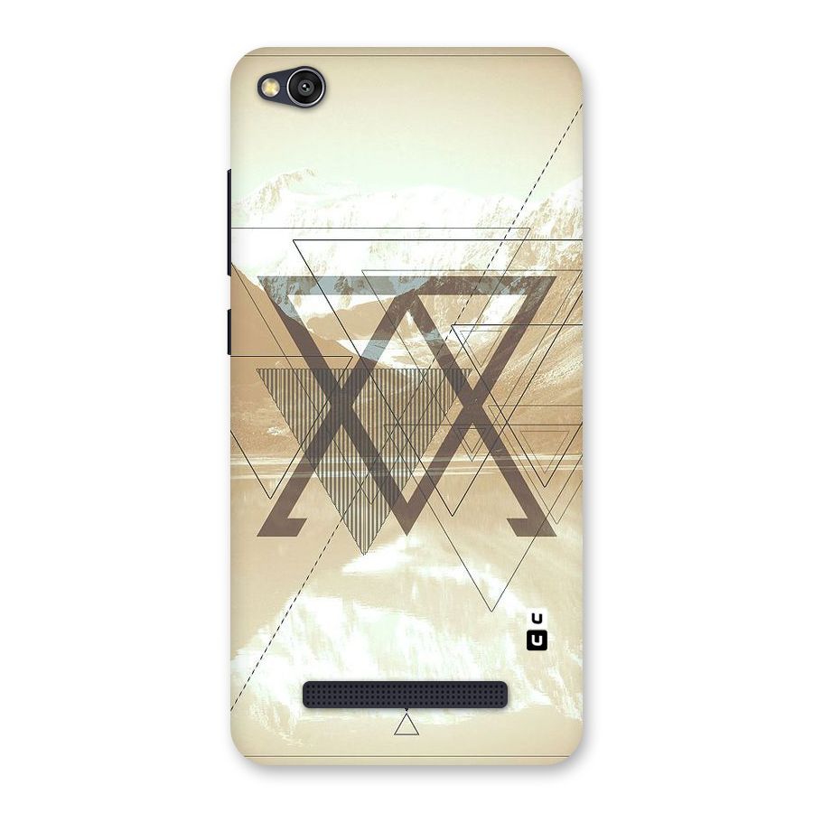 Beige View Back Case for Redmi 4A