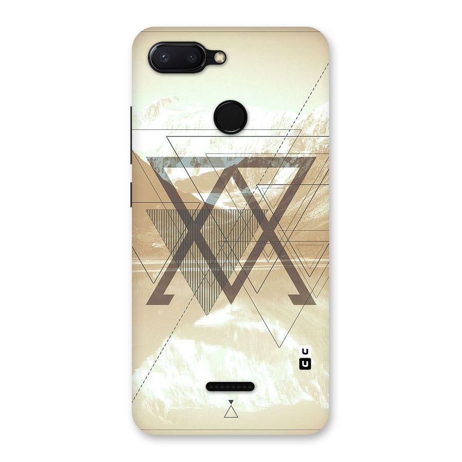 Beige View Back Case for Redmi 6