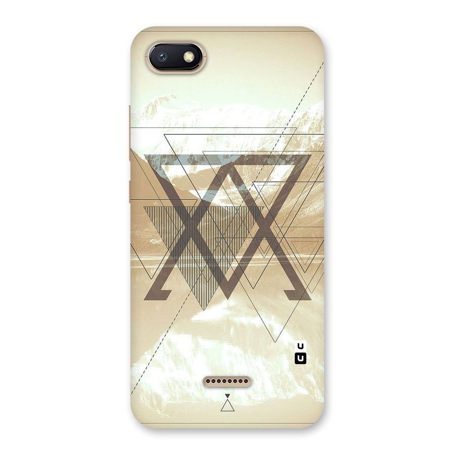 Beige View Back Case for Redmi 6A