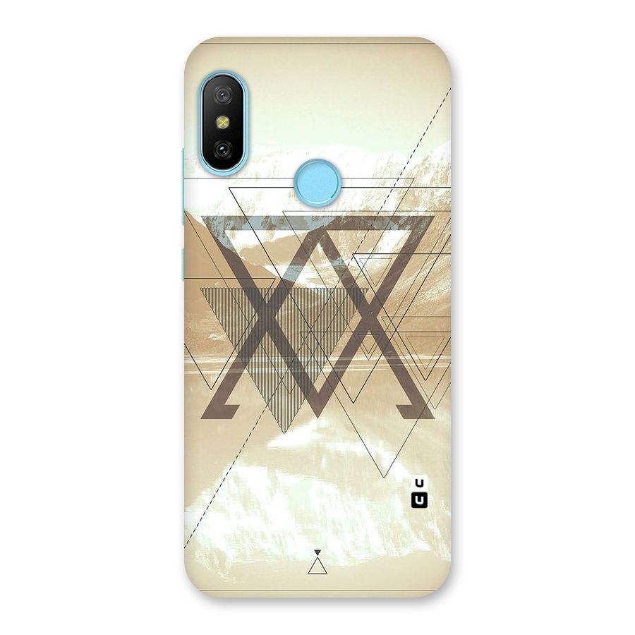Beige View Back Case for Redmi 6 Pro