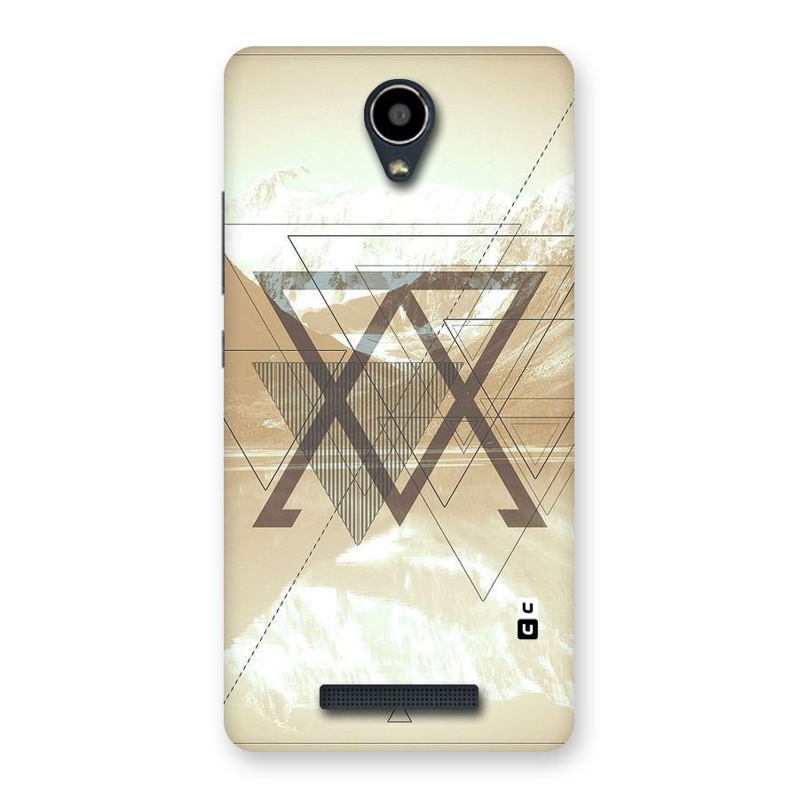 Beige View Back Case for Redmi Note 2