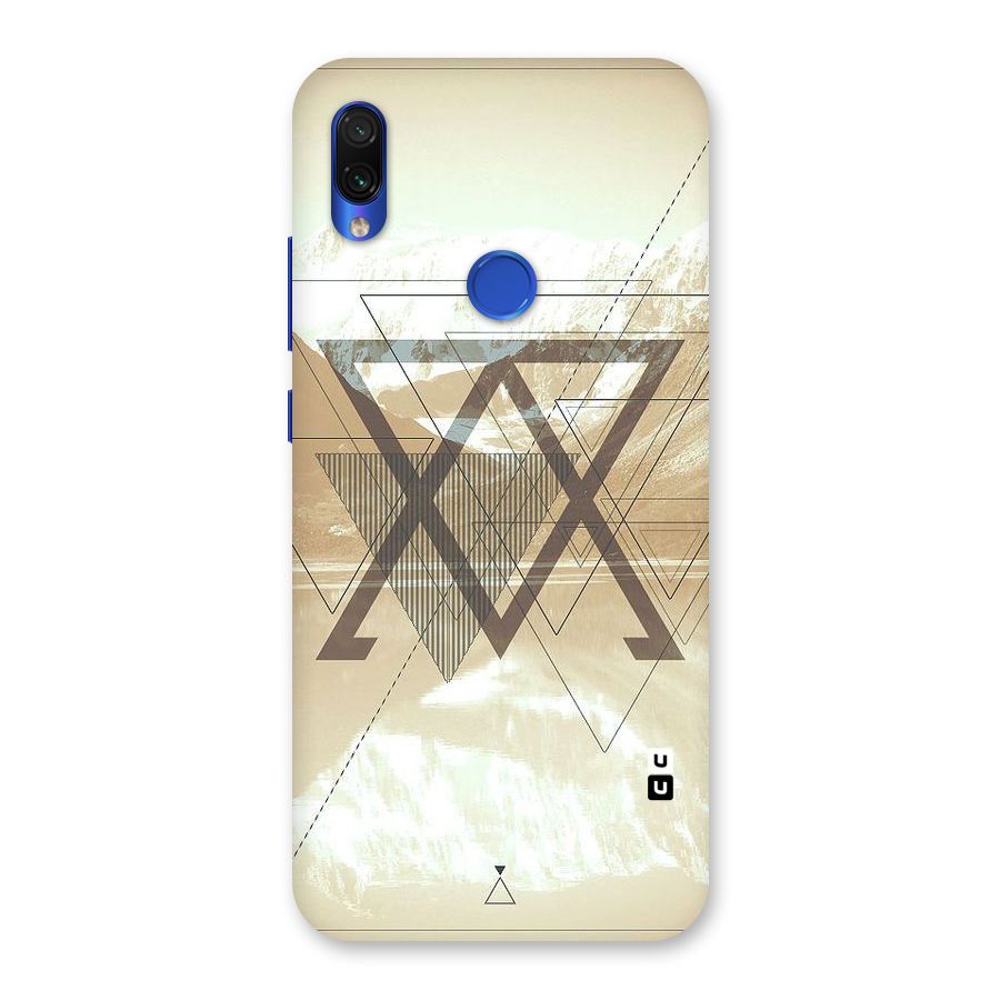 Beige View Back Case for Redmi Note 7S