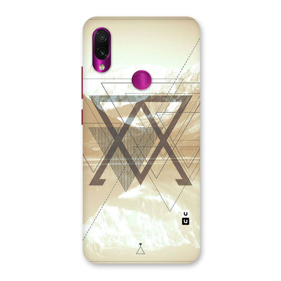 Beige View Back Case for Redmi Note 7 Pro