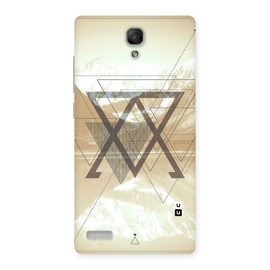 Beige View Back Case for Redmi Note Prime