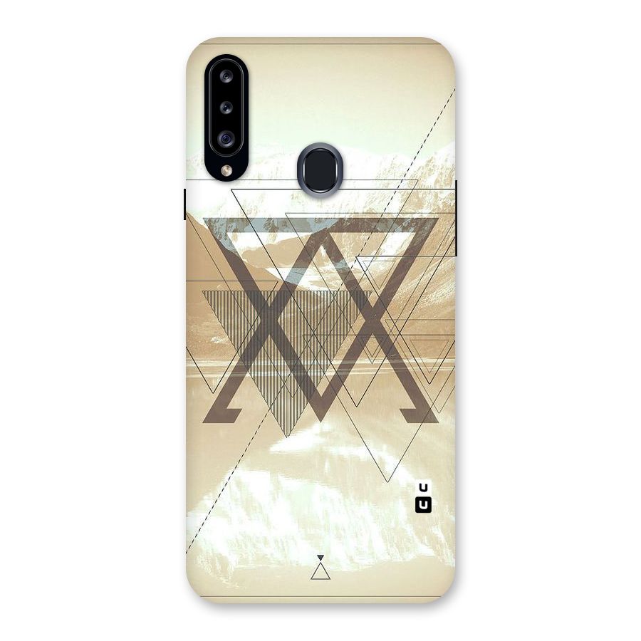 Beige View Back Case for Samsung Galaxy A20s