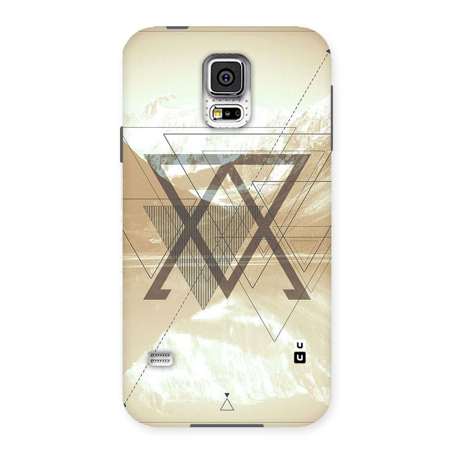 Beige View Back Case for Samsung Galaxy S5