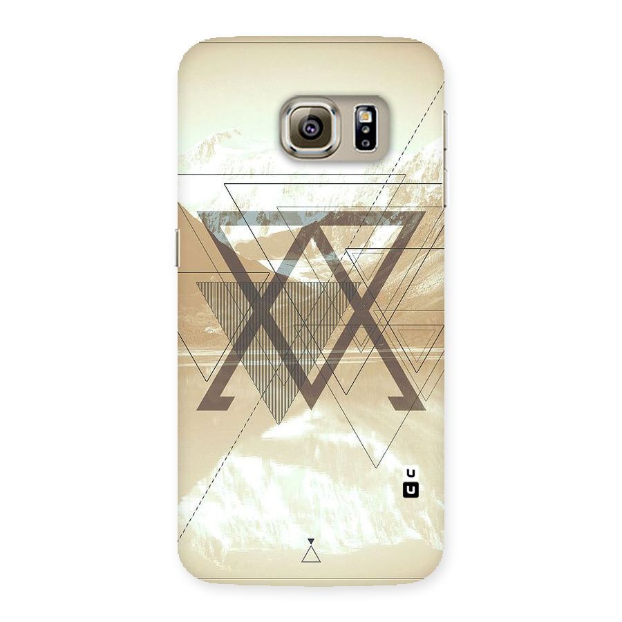 Beige View Back Case for Samsung Galaxy S6 Edge