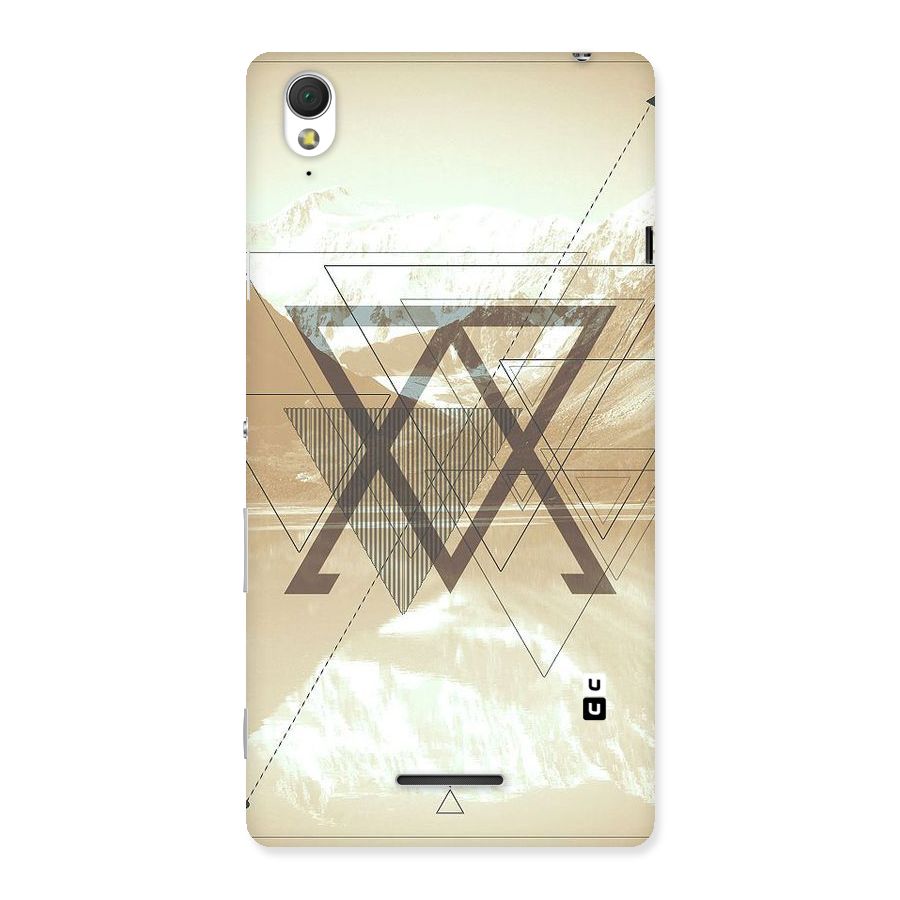 Beige View Back Case for Sony Xperia T3