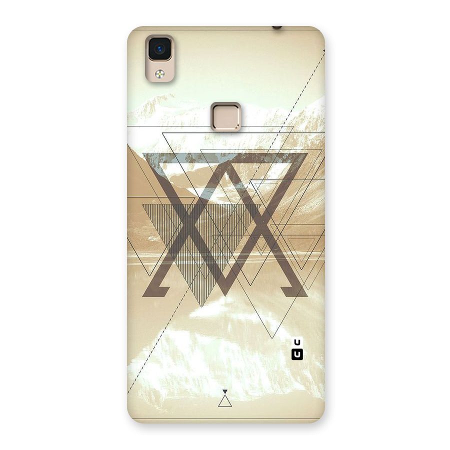 Beige View Back Case for V3 Max