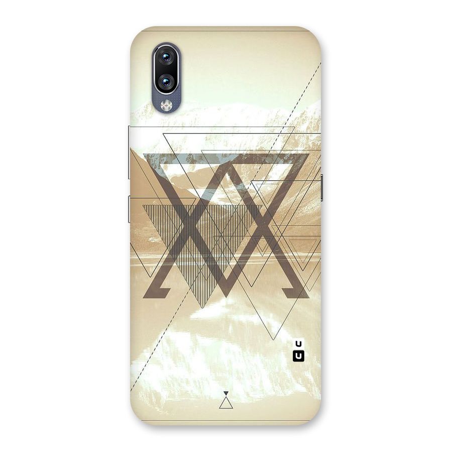 Beige View Back Case for Vivo NEX