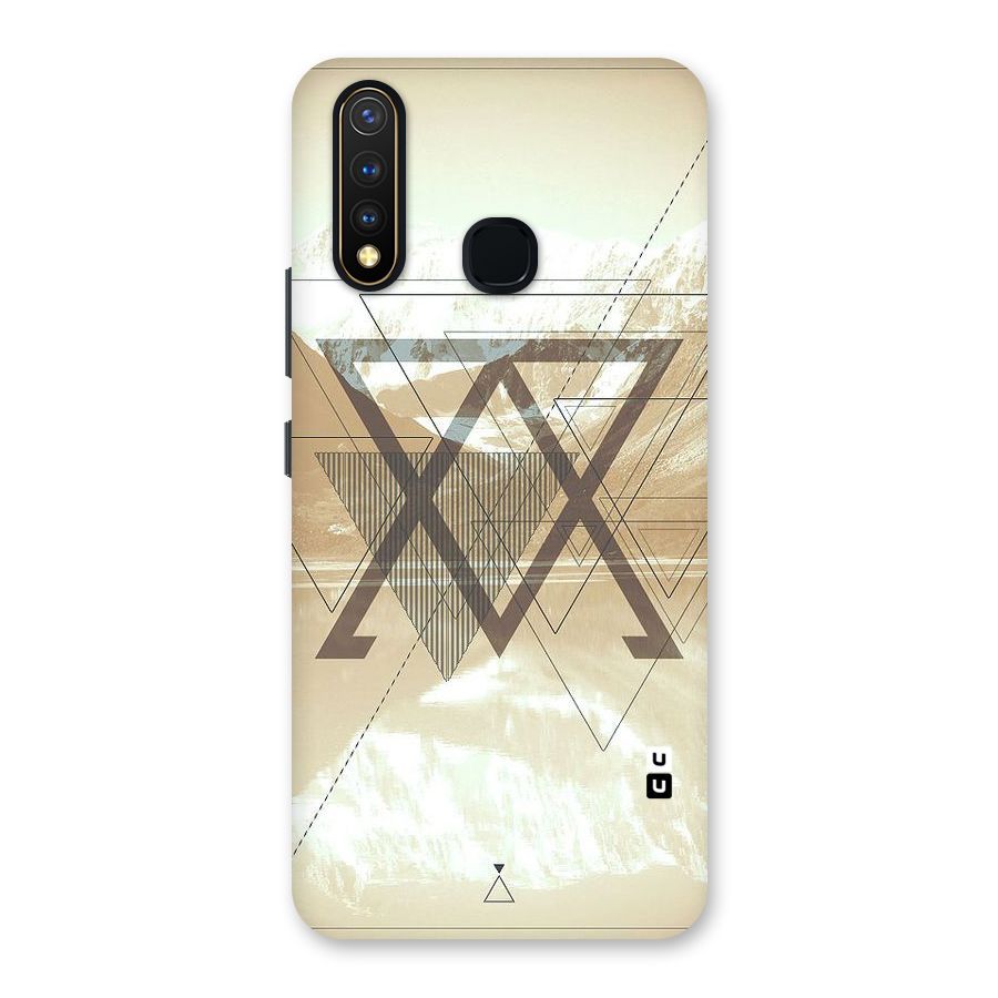 Beige View Back Case for Vivo U20