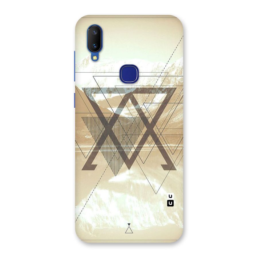 Beige View Back Case for Vivo V11