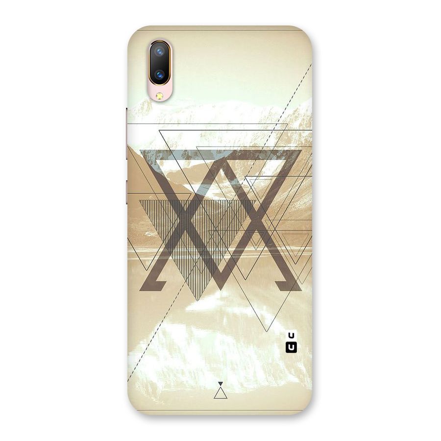 Beige View Back Case for Vivo V11 Pro