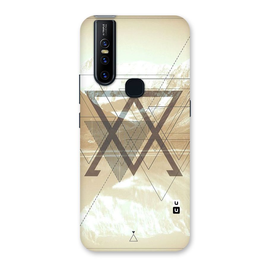 Beige View Back Case for Vivo V15