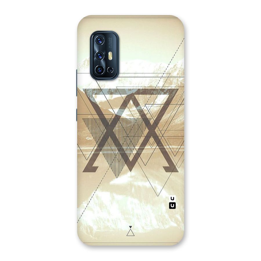 Beige View Back Case for Vivo V17