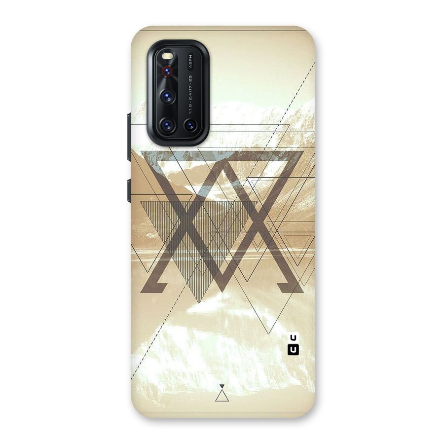 Beige View Back Case for Vivo V19