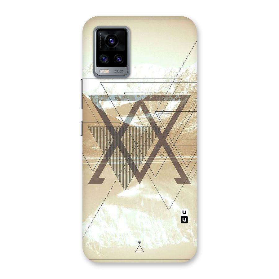Beige View Back Case for Vivo V20