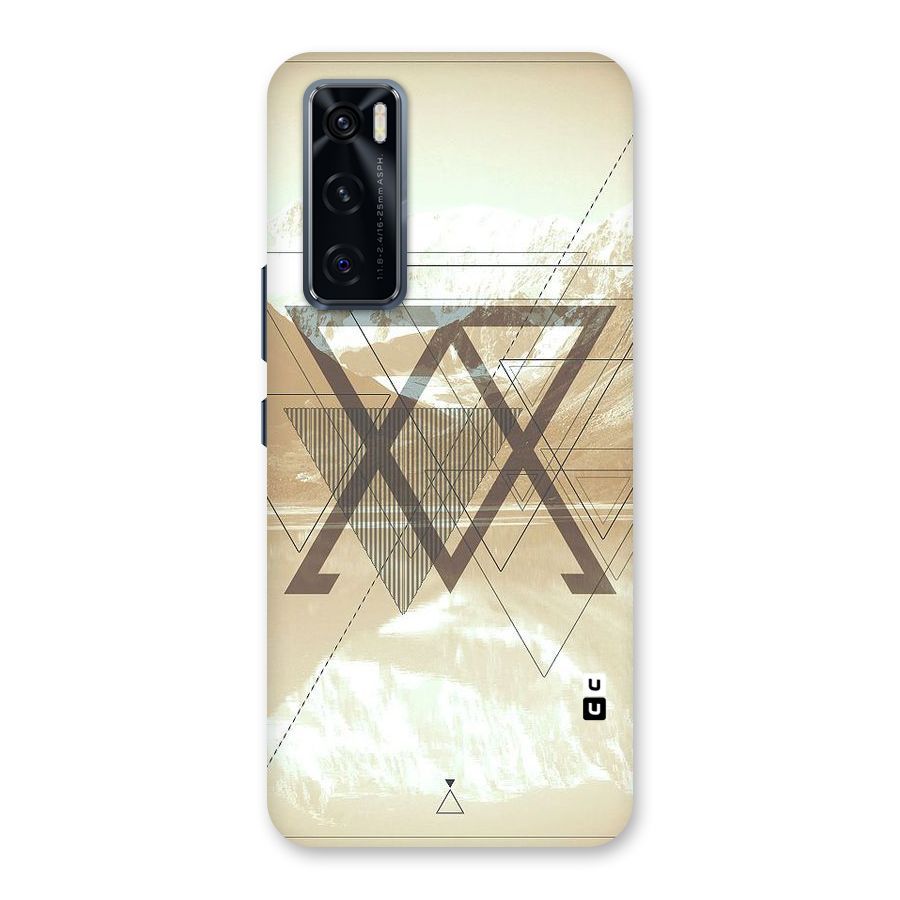 Beige View Back Case for Vivo V20 SE