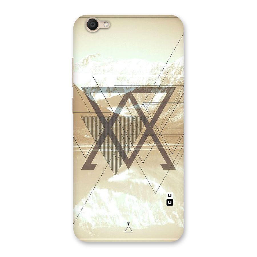 Beige View Back Case for Vivo V5