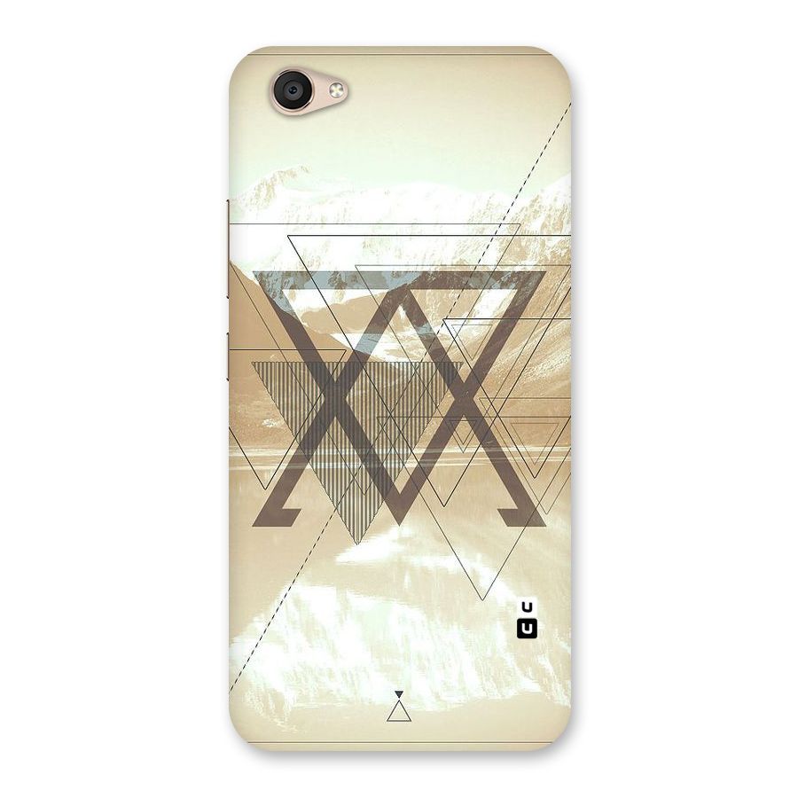 Beige View Back Case for Vivo V5 Plus