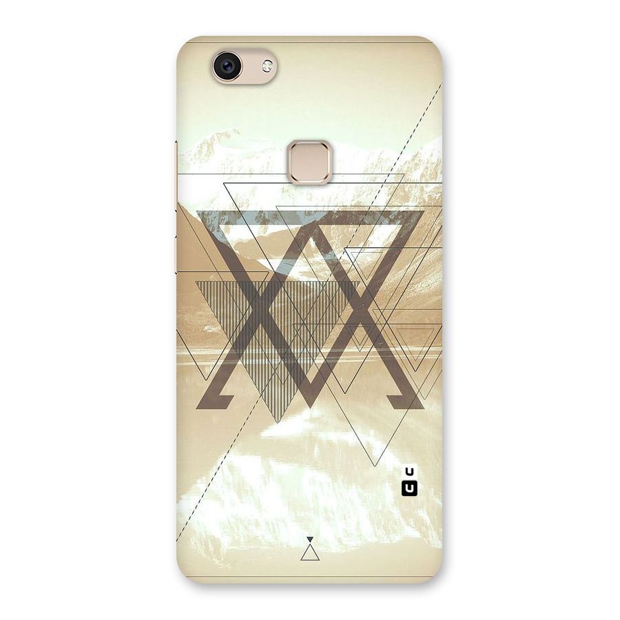 Beige View Back Case for Vivo V7