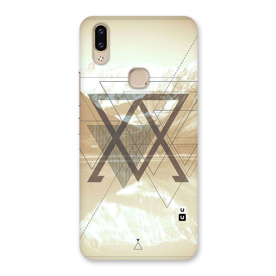 Beige View Back Case for Vivo V9 Youth