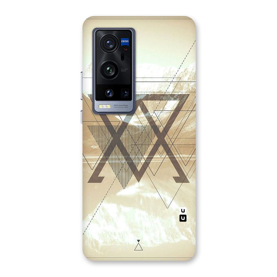 Beige View Back Case for Vivo X60 Pro Plus