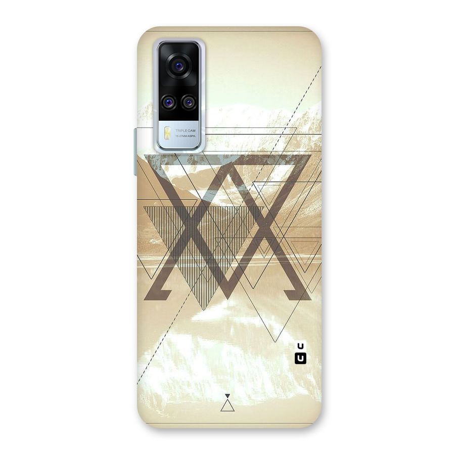 Beige View Back Case for Vivo Y31