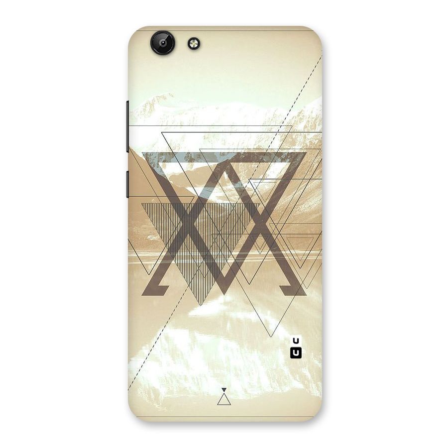 Beige View Back Case for Vivo Y69