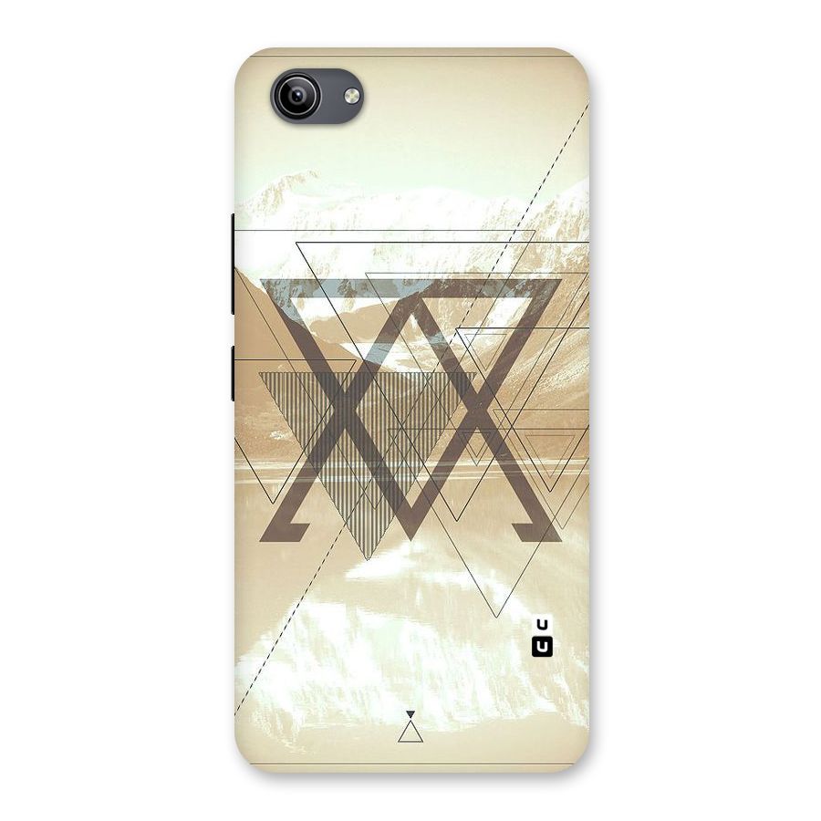 Beige View Back Case for Vivo Y81i