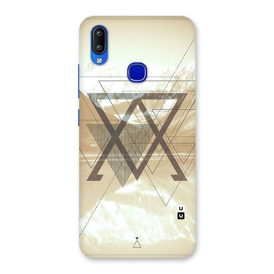 Beige View Back Case for Vivo Y91