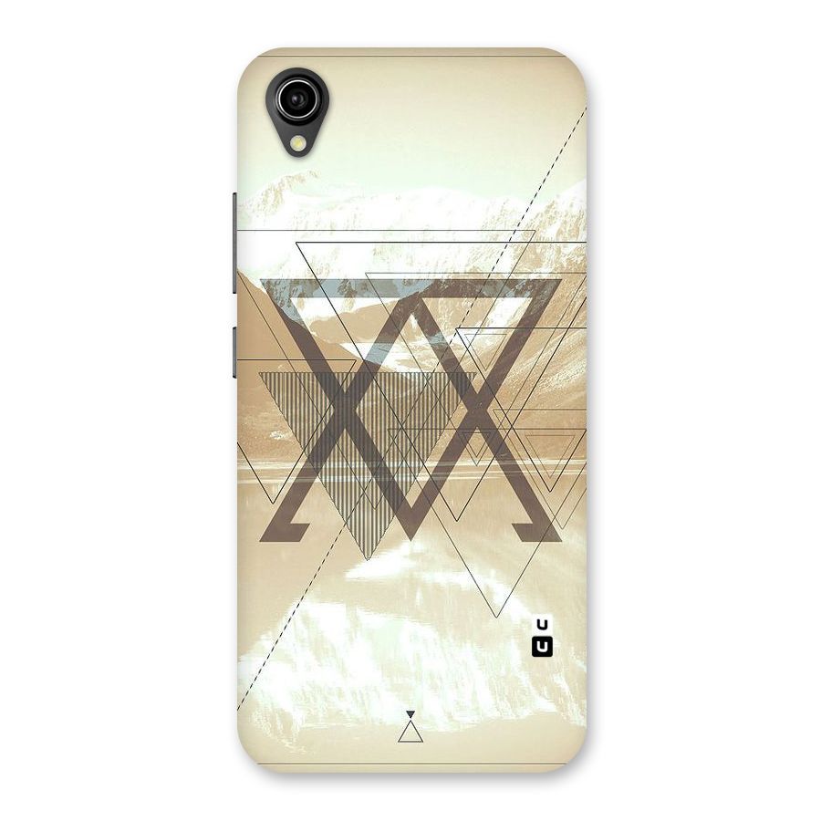 Beige View Back Case for Vivo Y91i