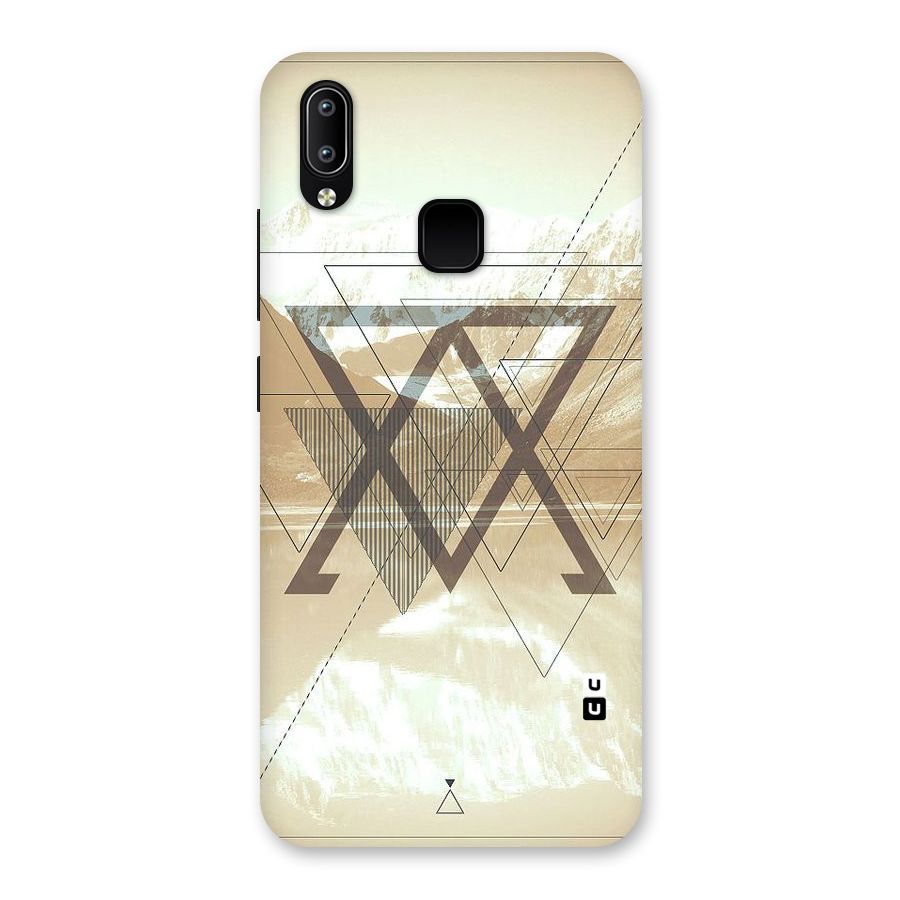 Beige View Back Case for Vivo Y93