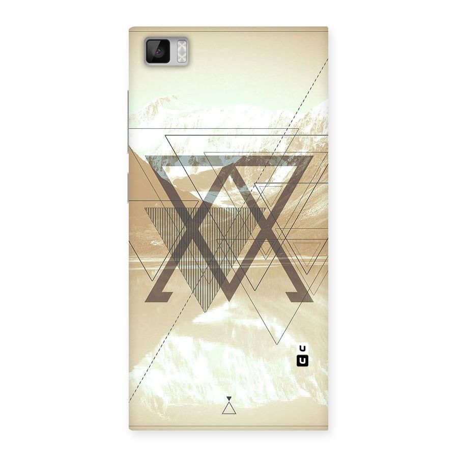 Beige View Back Case for Xiaomi Mi3